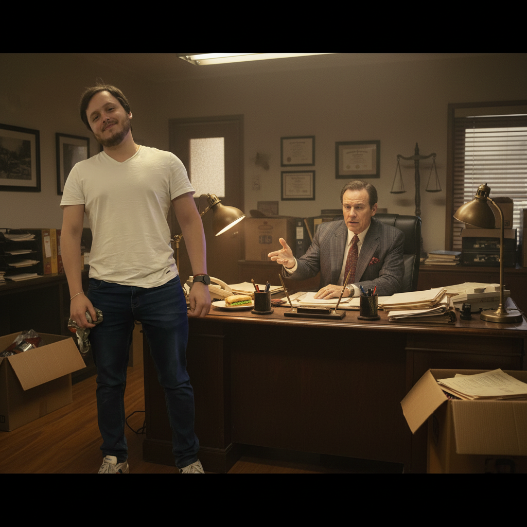 An ultra-realistic cinematic scene featuring the person from the reference st...