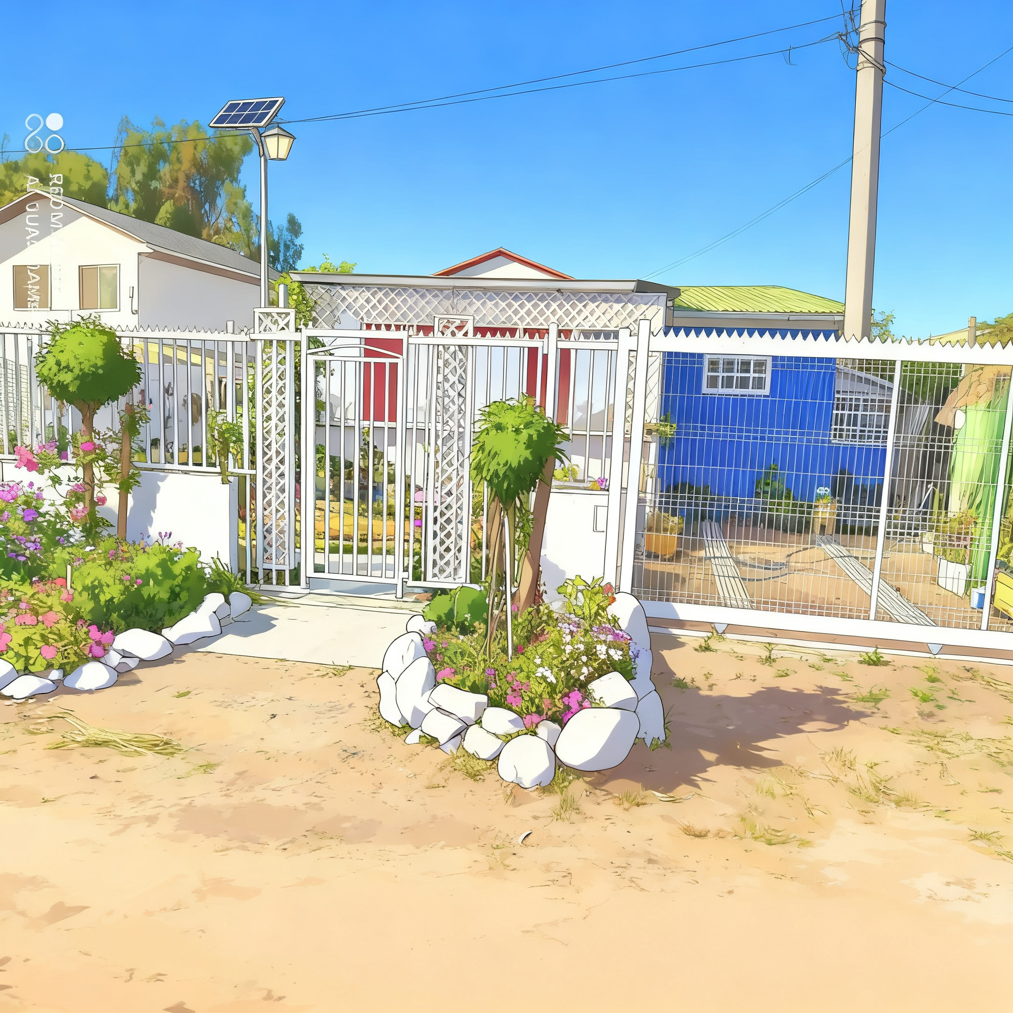 Transform the FIRST image into the exact visual art style of the SECOND image...